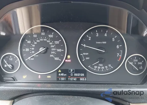 2014 BMW 320I z USA, uszkodzony, nr VIN WBA3B1C54EK131672